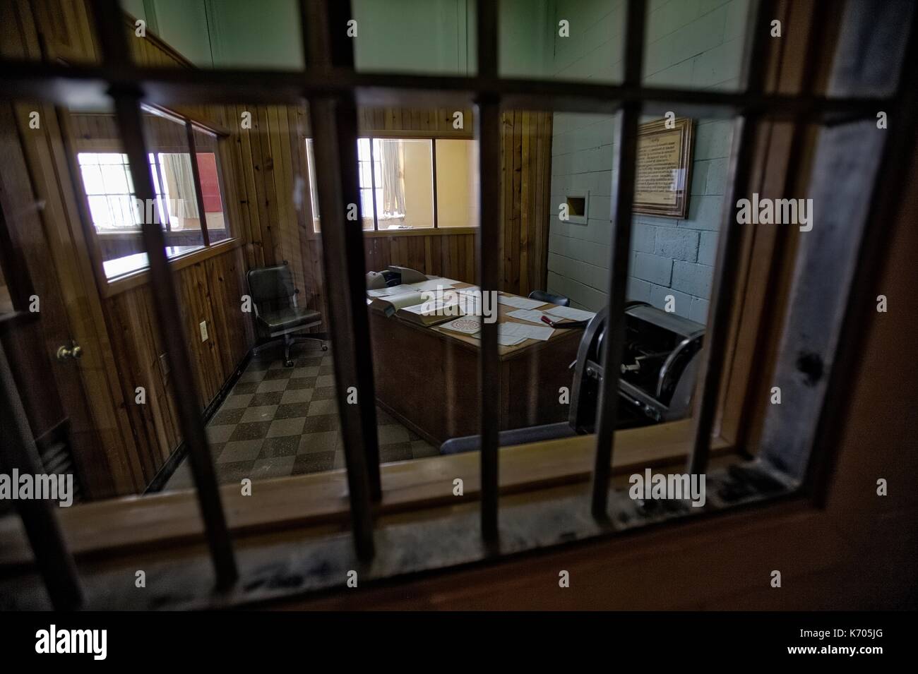 Old Prison Deer Lodge, Montana Stock Photo Alamy