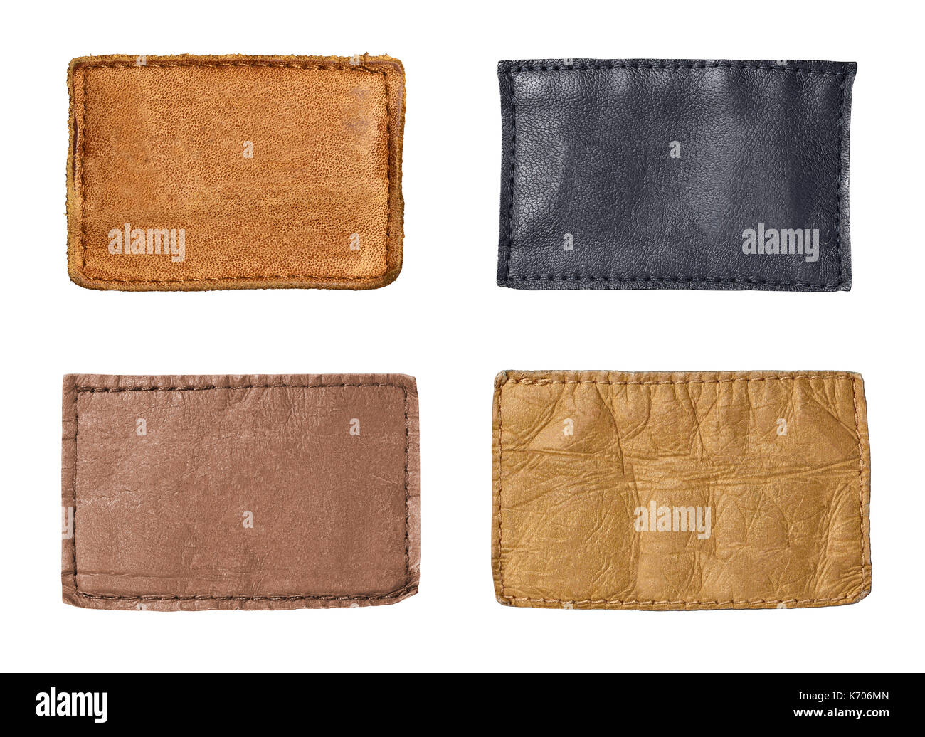collection of various jeans labels and parts Stock Photo - Alamy