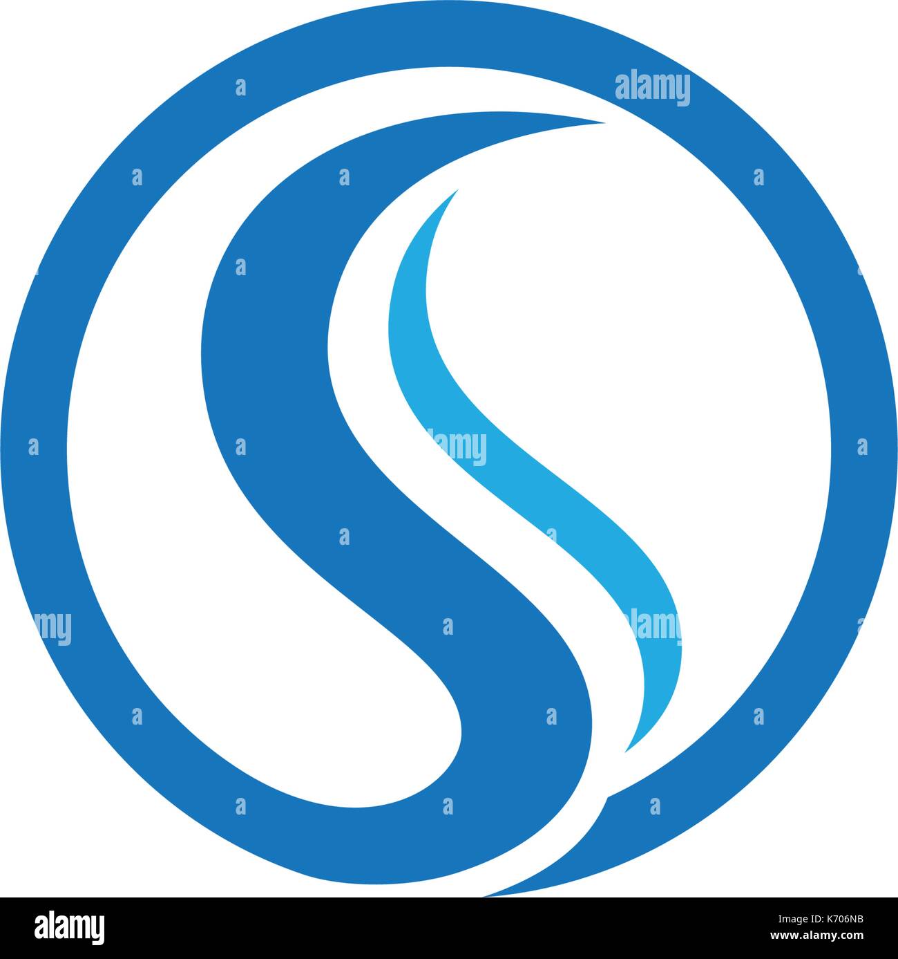 S letter logo, volume icon design template element Stock Vector