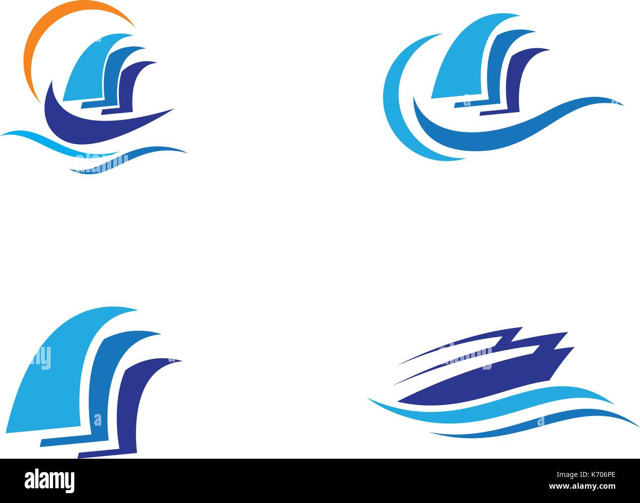 Water Wave symbol and icon Logo Template vector Stock Vector Image ...