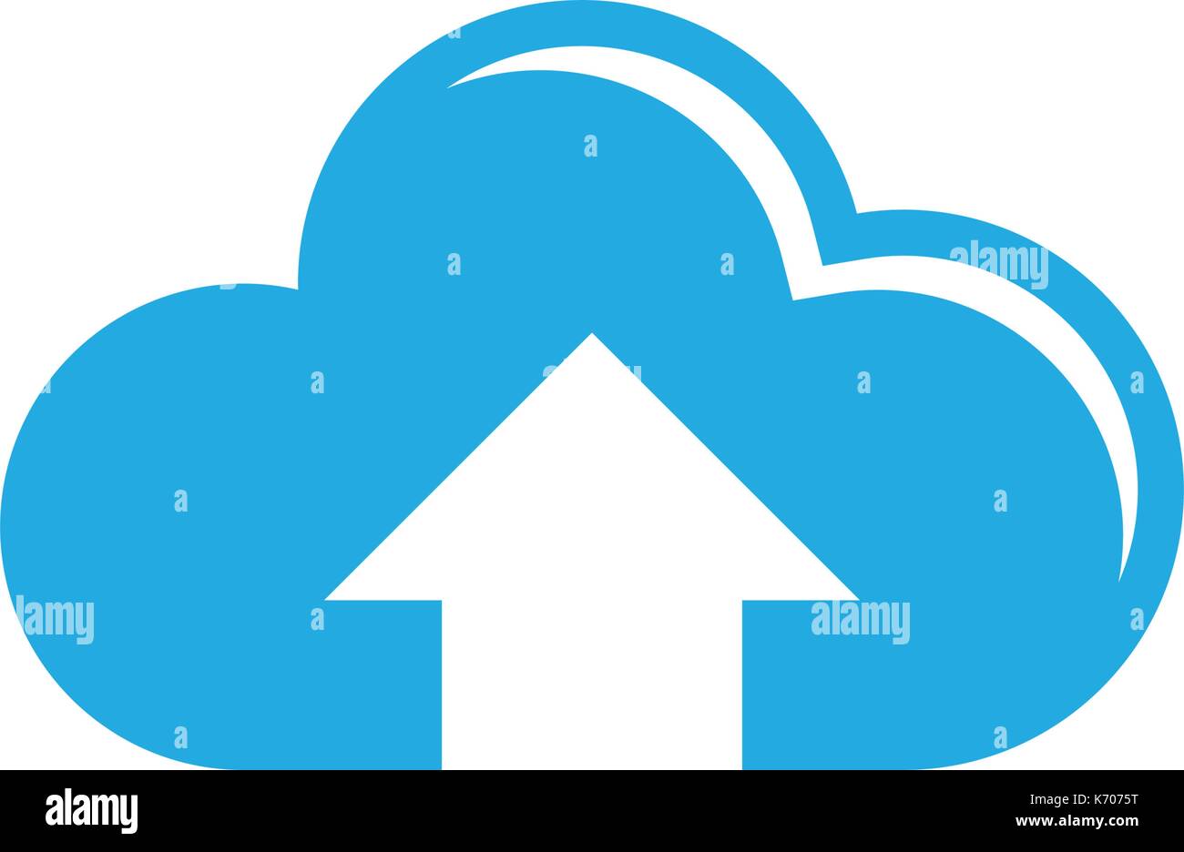 cloud technology vector logo template design vector Stock Vector Image ...