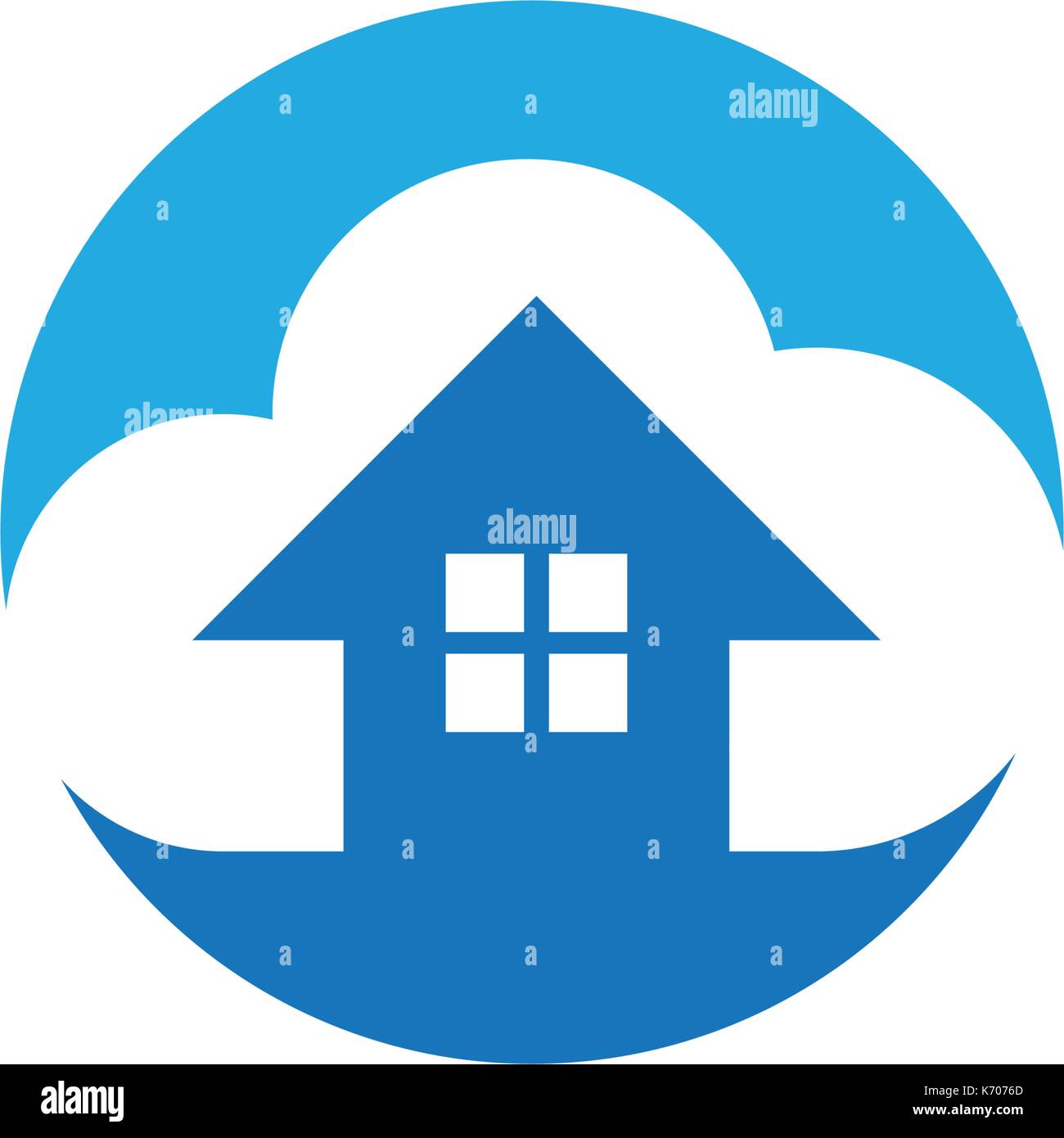 cloud technology vector logo template design vector Stock Vector Image ...