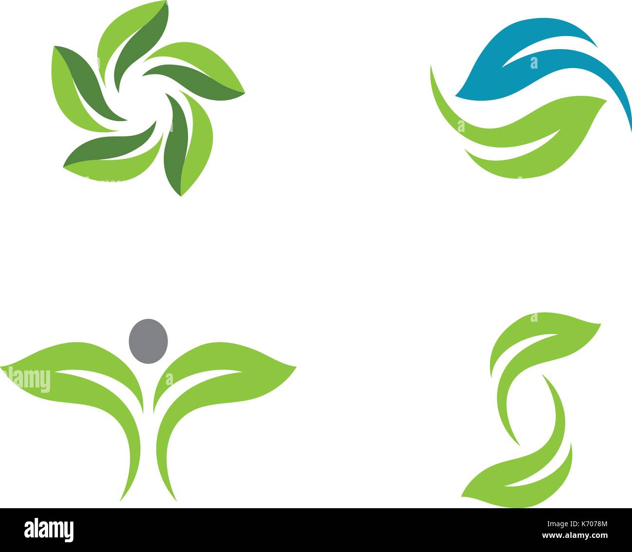 Logos of green leaf ecology nature element vector icon Stock Vector ...