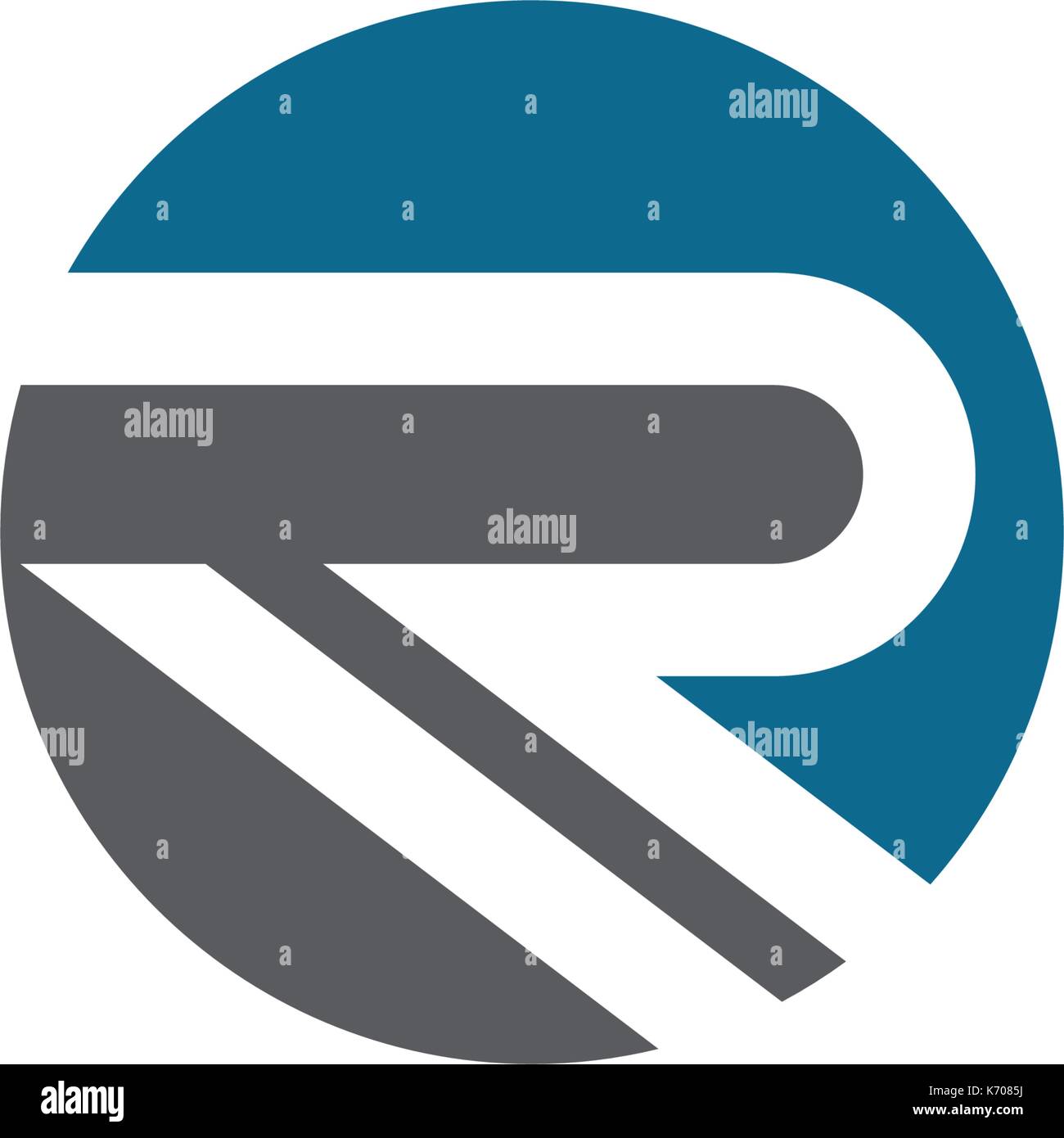 R Letter Logo Template vector illustration design Stock Vector