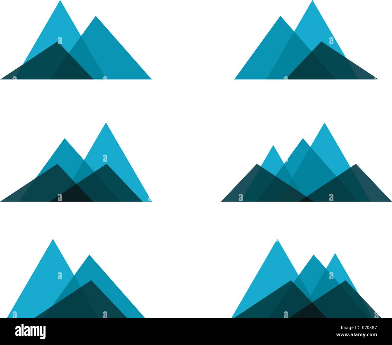 Mountains Logo Template Stock Vector Image & Art - Alamy