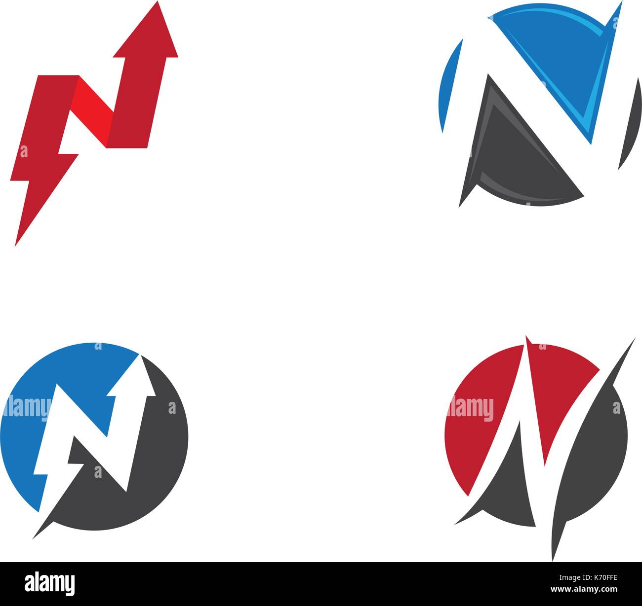 Lightning Logo Template vector icon illustration design Stock Vector ...