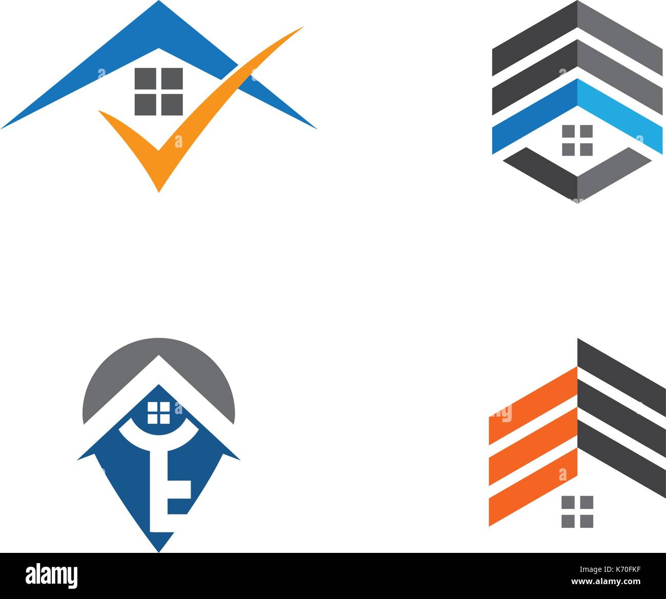 Real Estate , Property and Construction Logo design Stock Vector Image ...