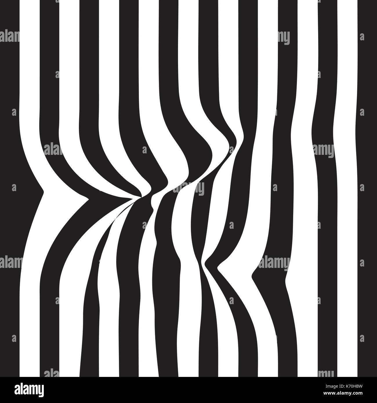Striped abstract background. black and white zebra print. Vector ...