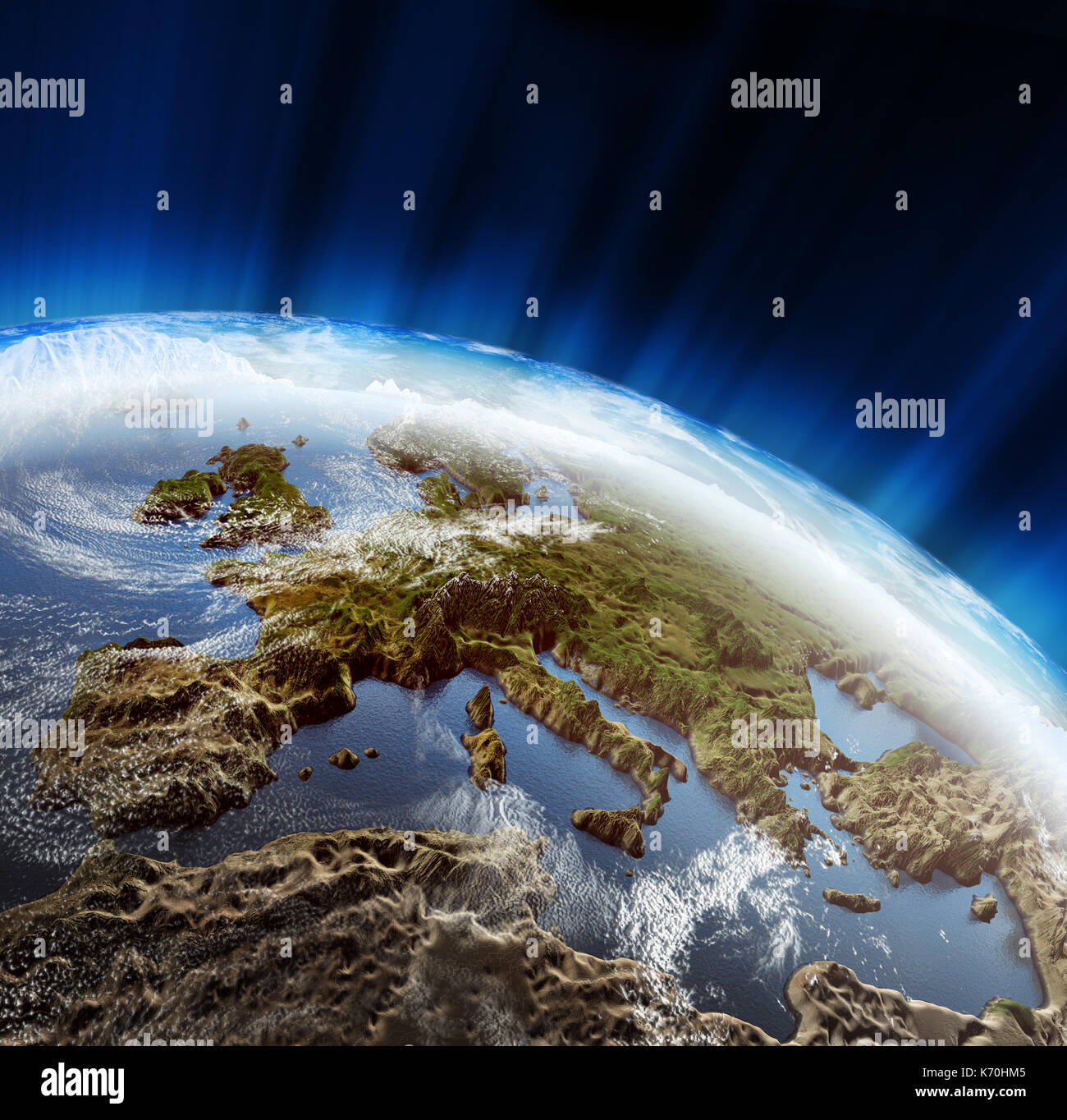 Greece map landscape hi-res stock photography and images - Alamy