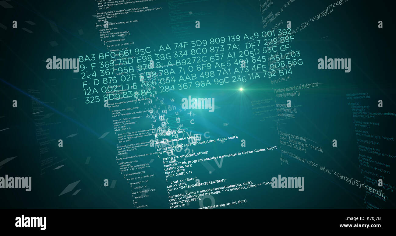 Algorithm data code decryption hi-res stock photography and images - Alamy