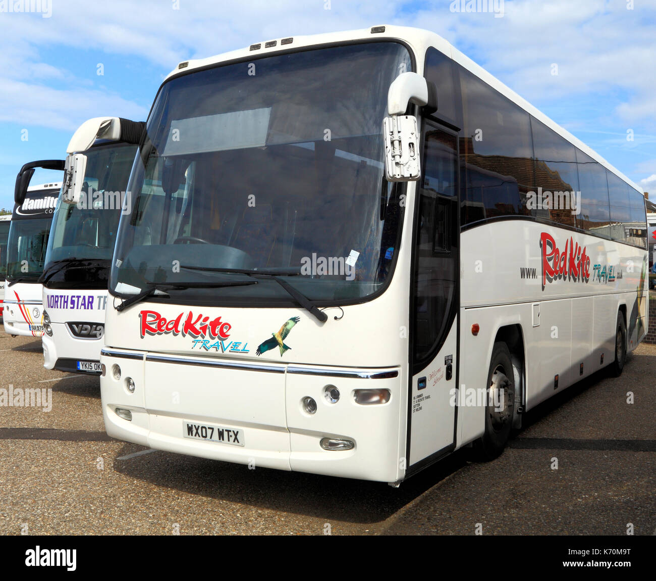 Red Kite Travel, coach, coaches, day trips, trip, excursion, excursions, holiday, holidays, travel company, companies, transport, England, UK Stock Photo