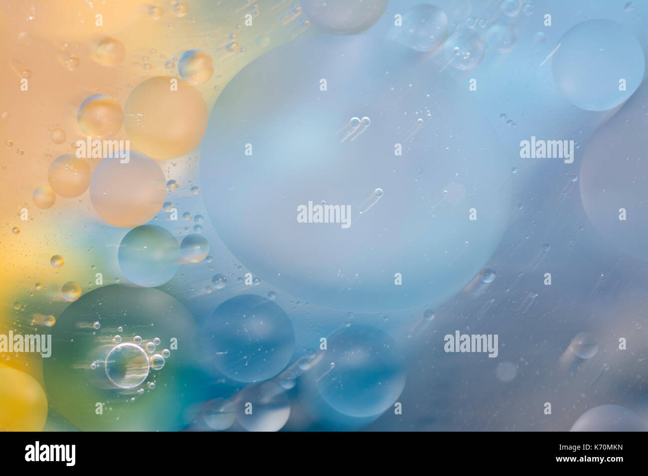 Oil and Water Mixture Bubble Abstract Background Wallpaper Stock Photo ...