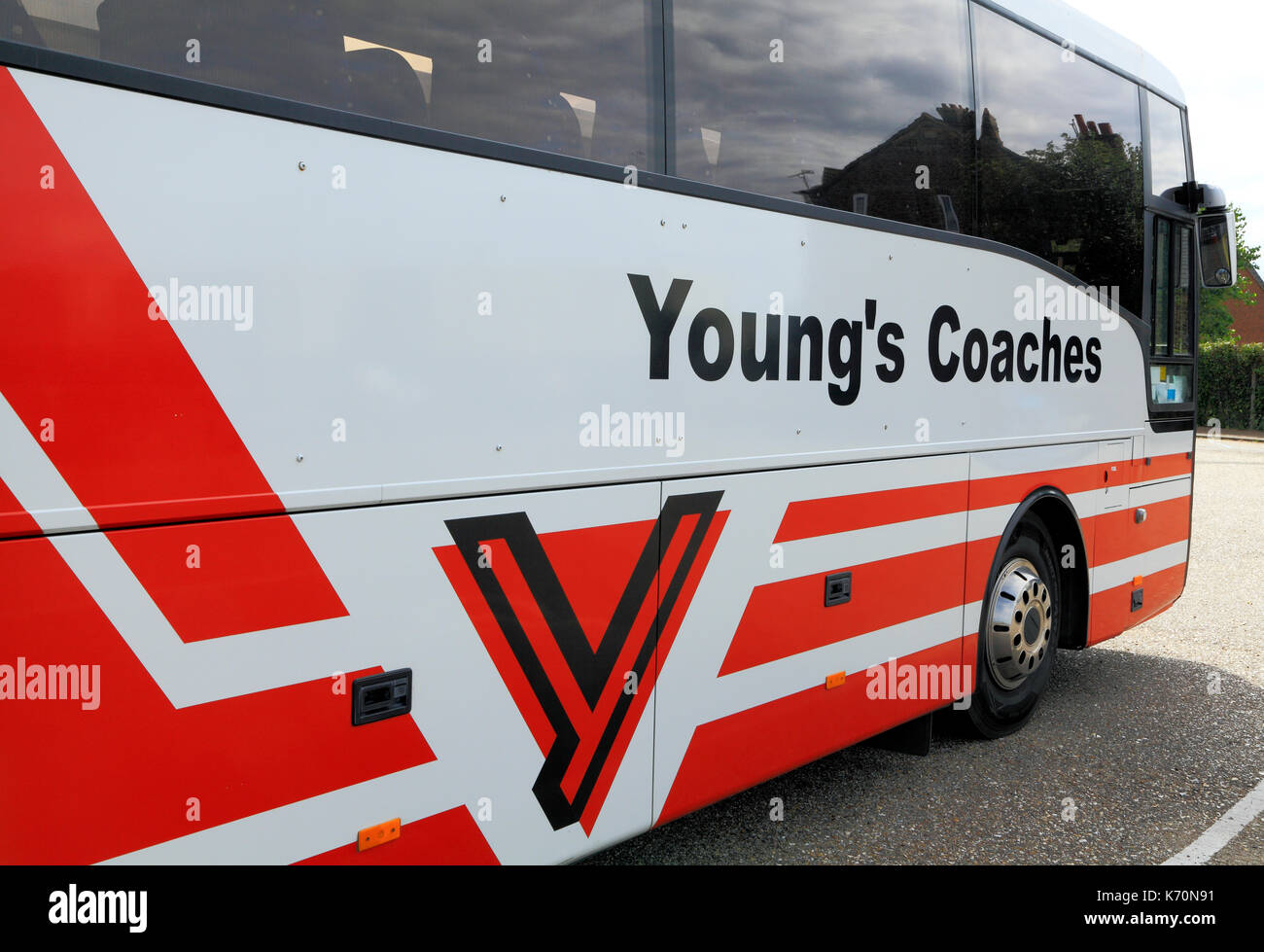 Young's Coaches, coach, day trips, trip, excursion, excursions, holiday, holidays, travel company, companies, transport, England, UK Stock Photo