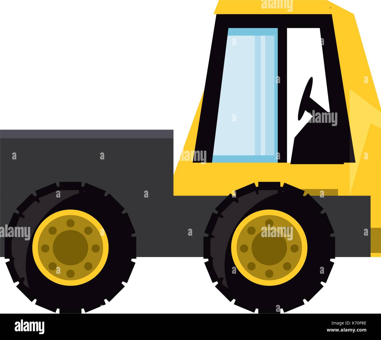 colorful mini truck over white background vector illustration Stock ...