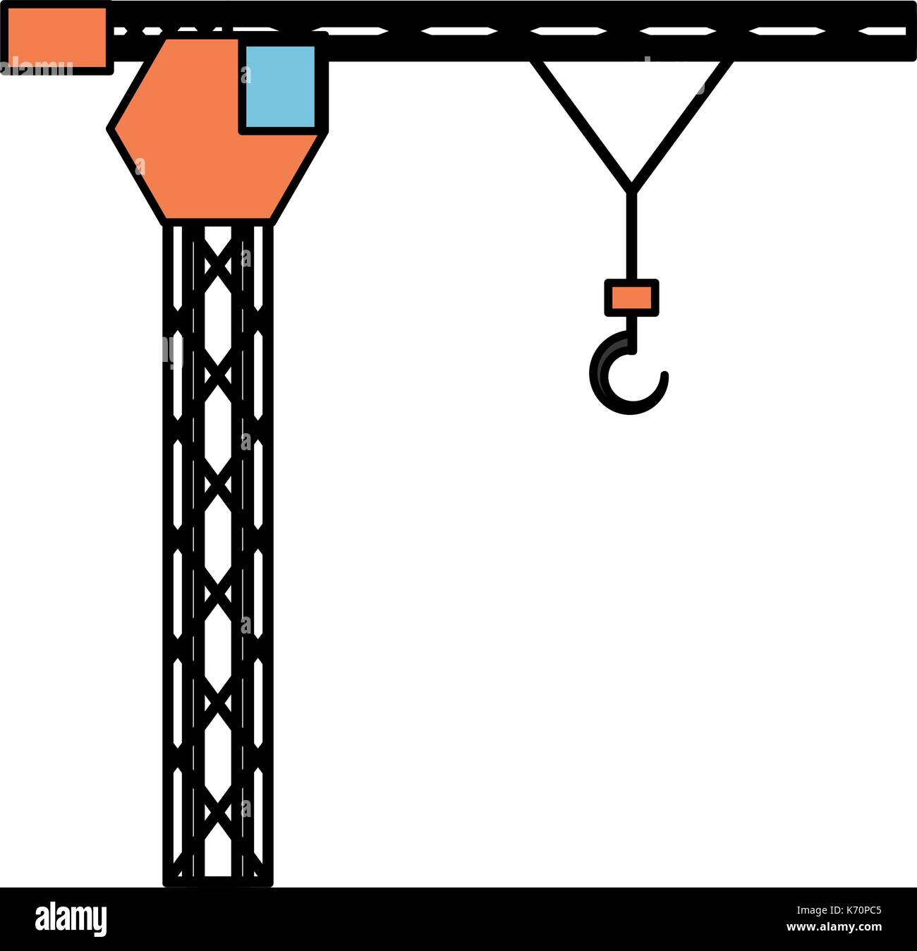 tower crane vector illustration Stock Vector Image & Art - Alamy