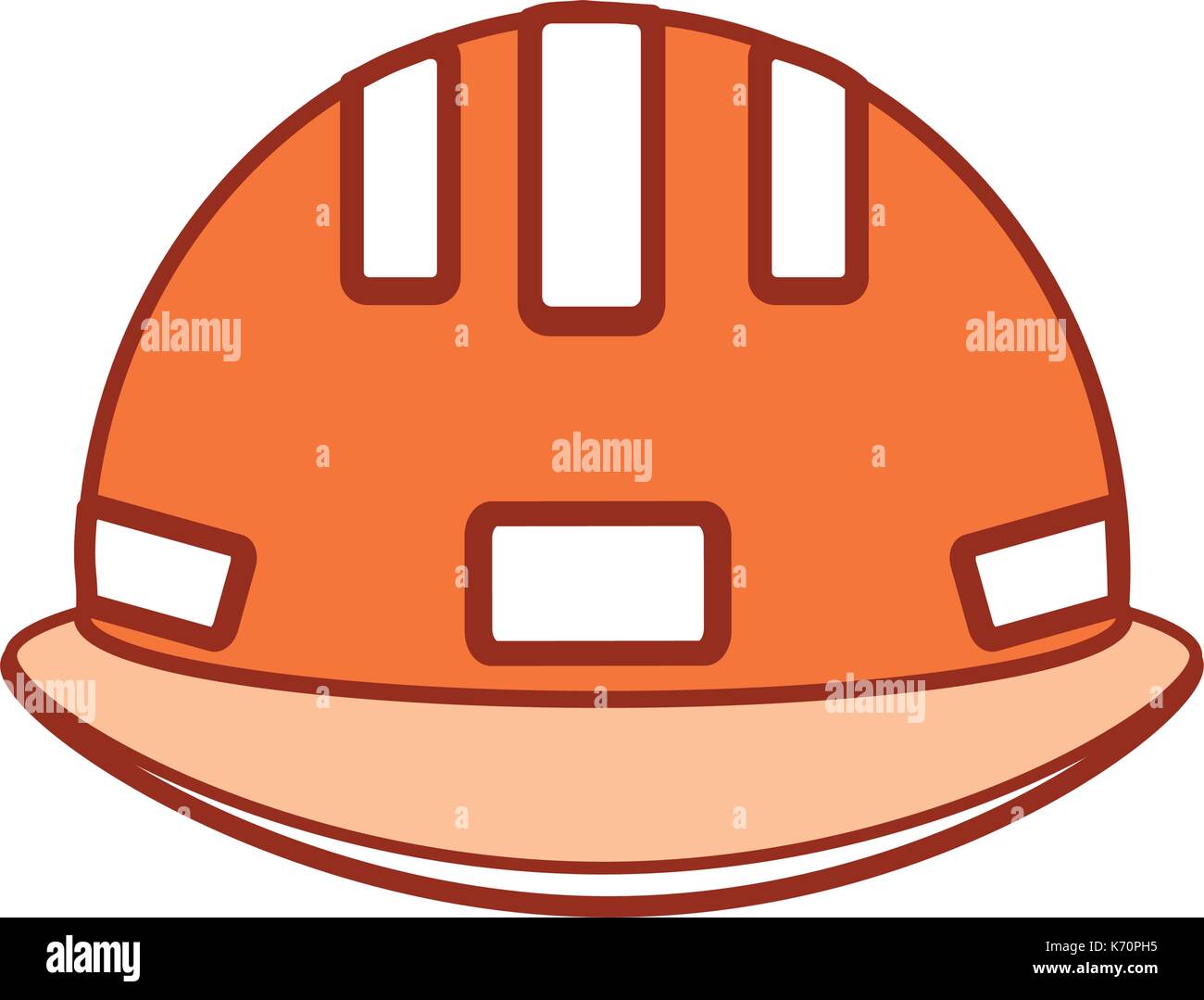 Safety Helmet Icon Stock Vector Image Art Alamy