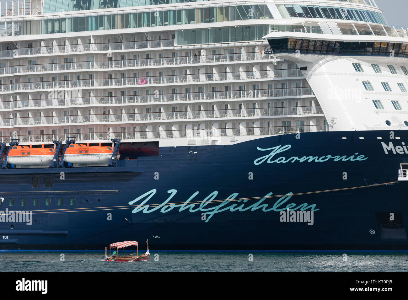 The Mein Schiff 5 Cruise Ship Docked In Grand Harbour In