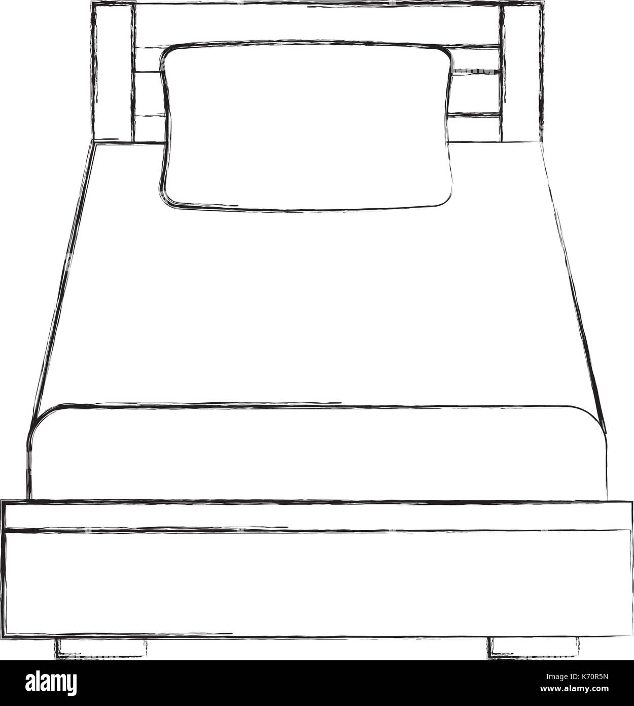 Modern wooden bed Black and White Stock Photos & Images Alamy