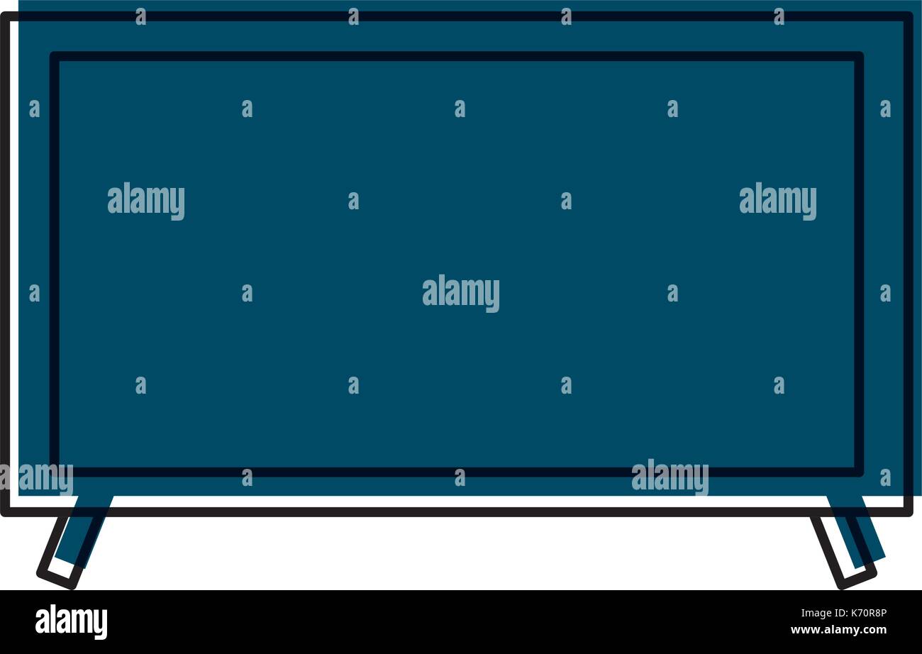 television electronic equipment technology device object Stock Vector