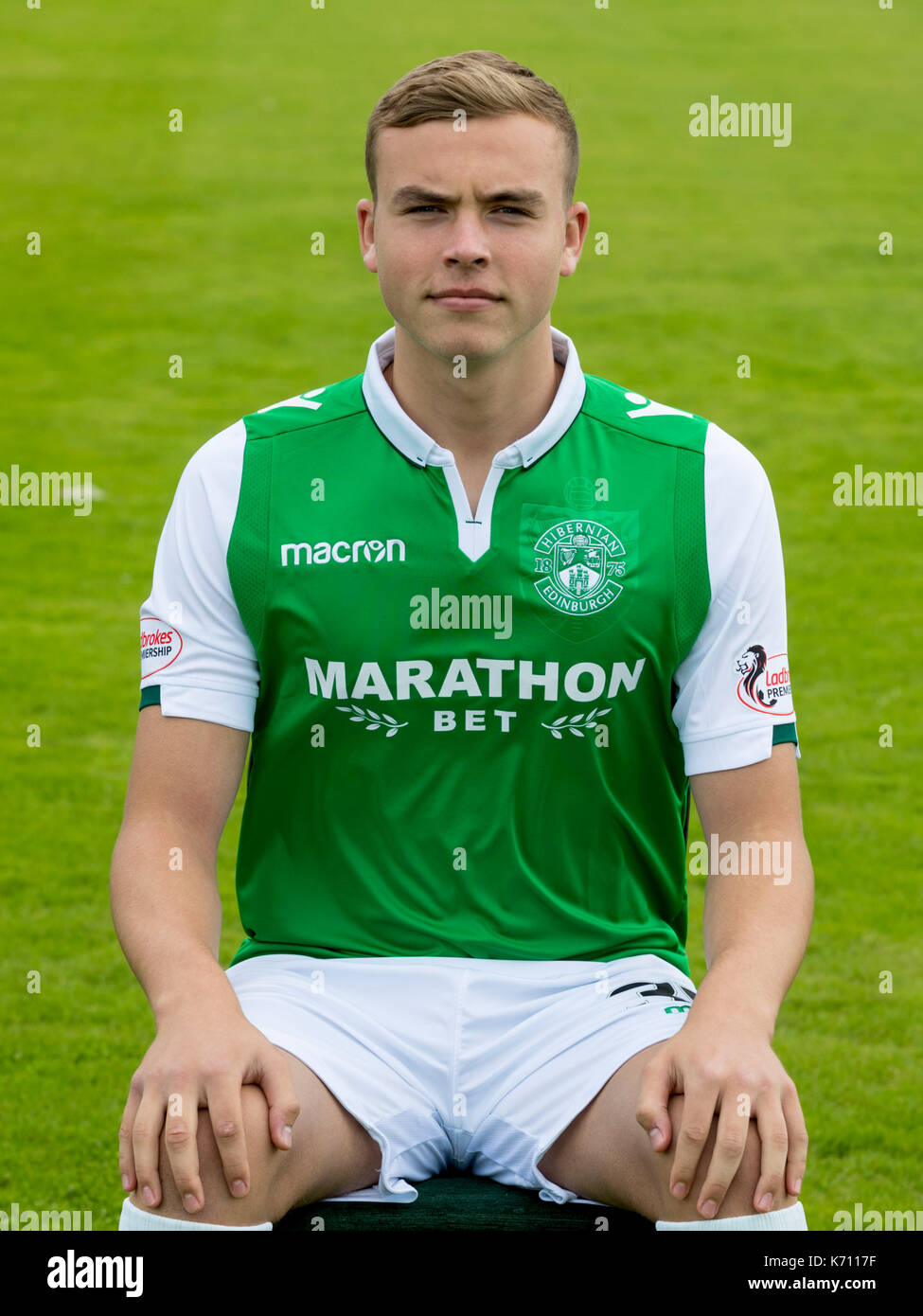 Ryan Porteous, Hibernian Stock Photo Alamy