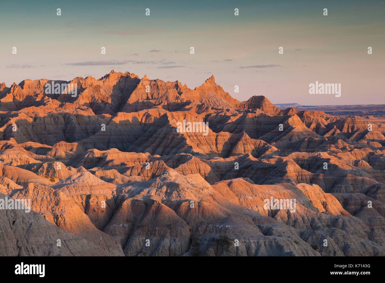 Badlands national park interior south dakota hi-res stock photography ...