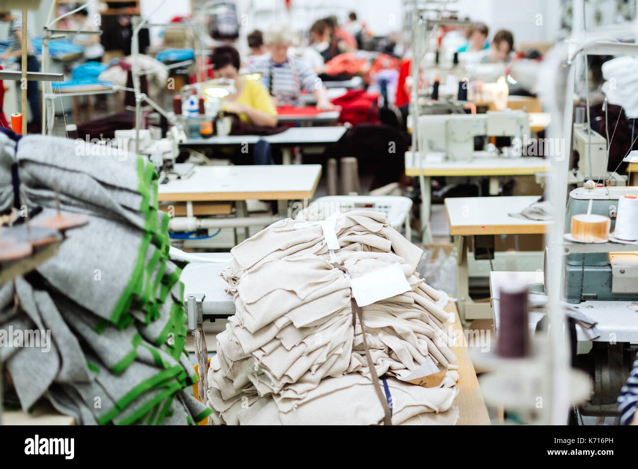Sewing industry Stock Photo Alamy