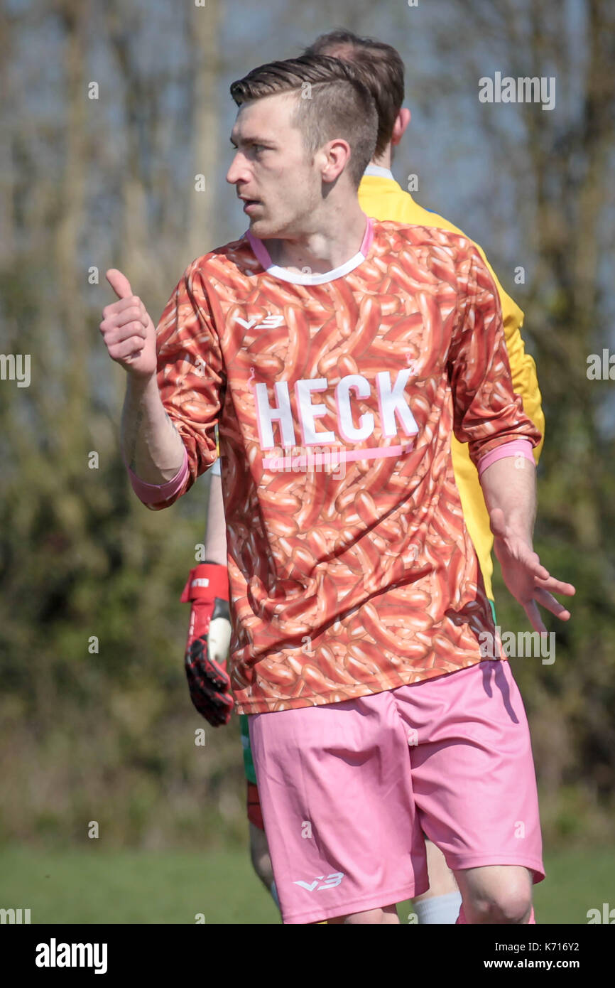 Bedale Football Club sausage print football kit rated potentially one