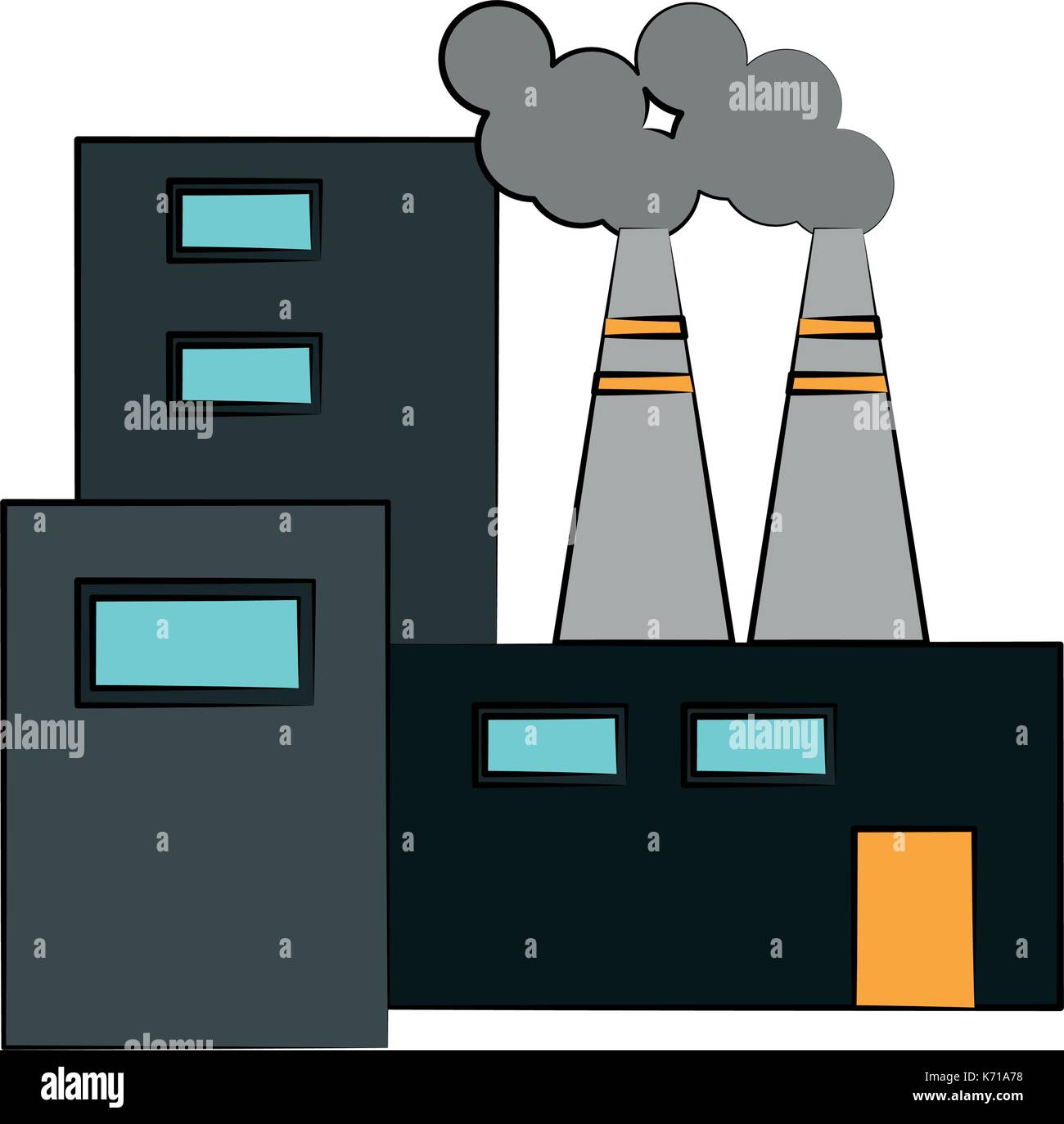 factory building icon image Stock Vector Image & Art - Alamy