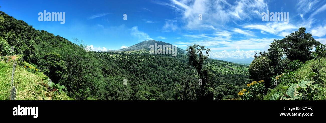 Turrialba active volcano Costa Rica Stock Photo