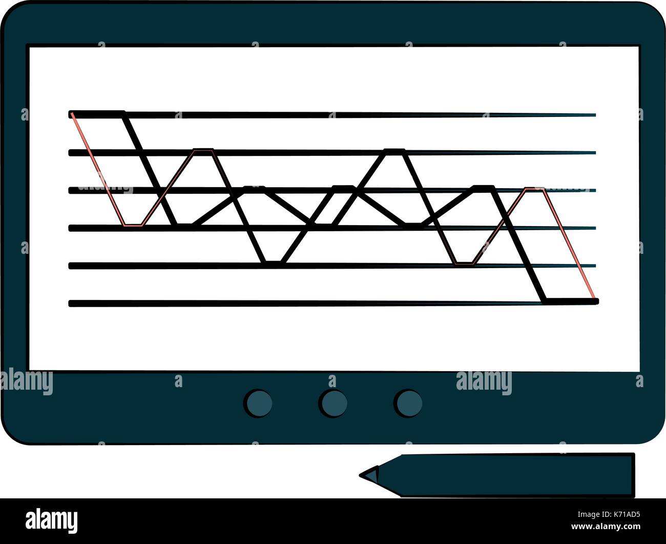 graph chart icon image Stock Vector Image & Art - Alamy