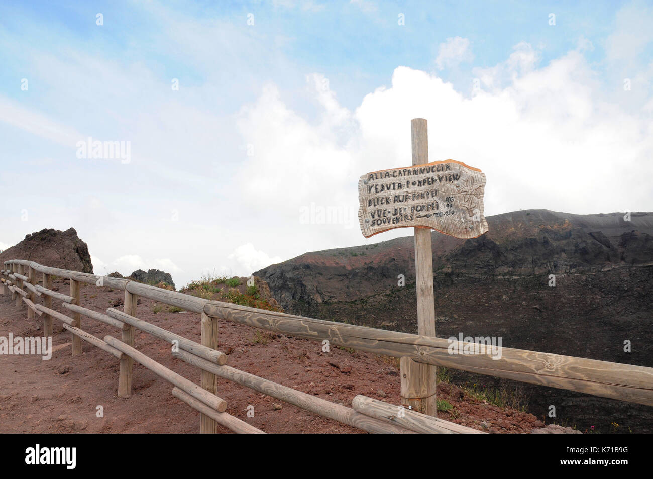 Mount Vesuvius National Park, Province of Naples, Italy, Europe Stock Photo