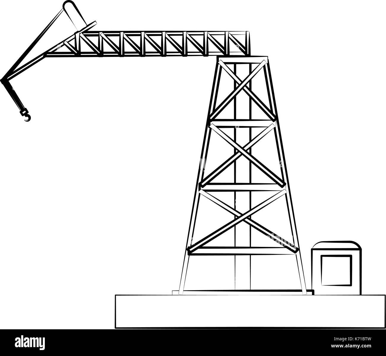 crane construction icon image Stock Vector Image & Art - Alamy