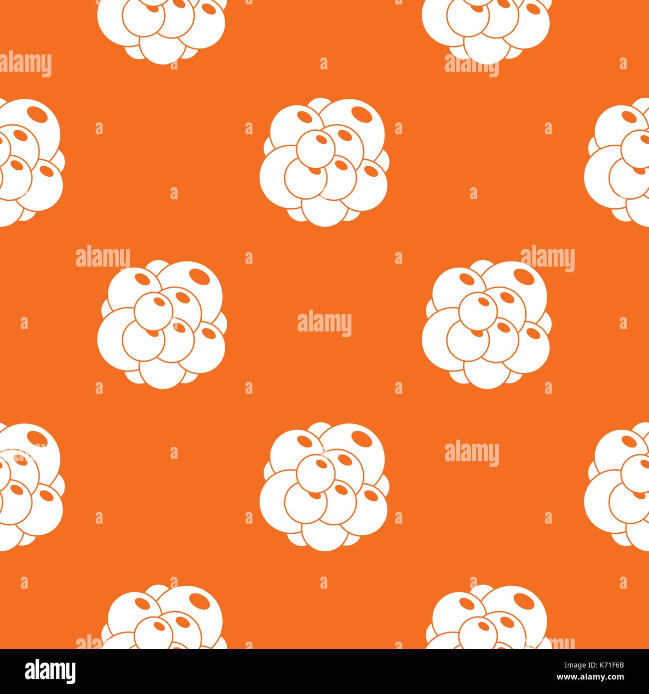Ovary pattern seamless Stock Vector