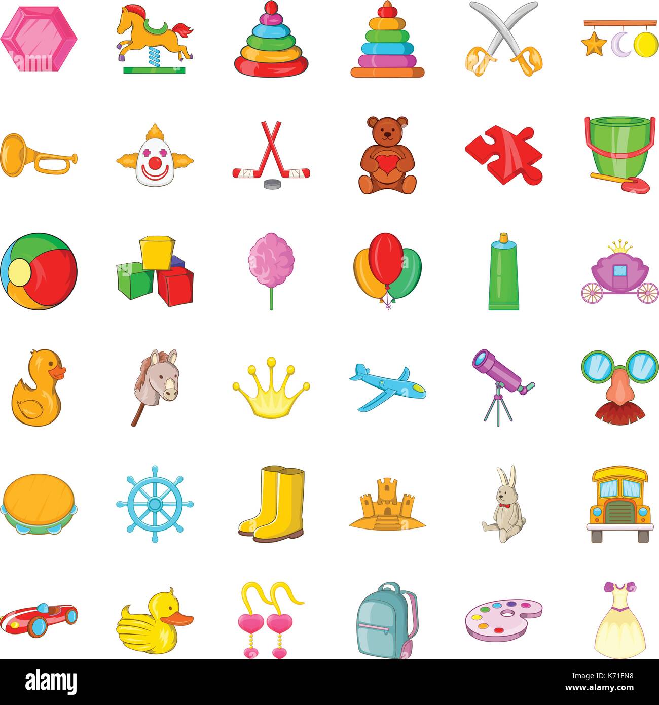 Pyramid icons set, cartoon style Stock Vector Image & Art - Alamy
