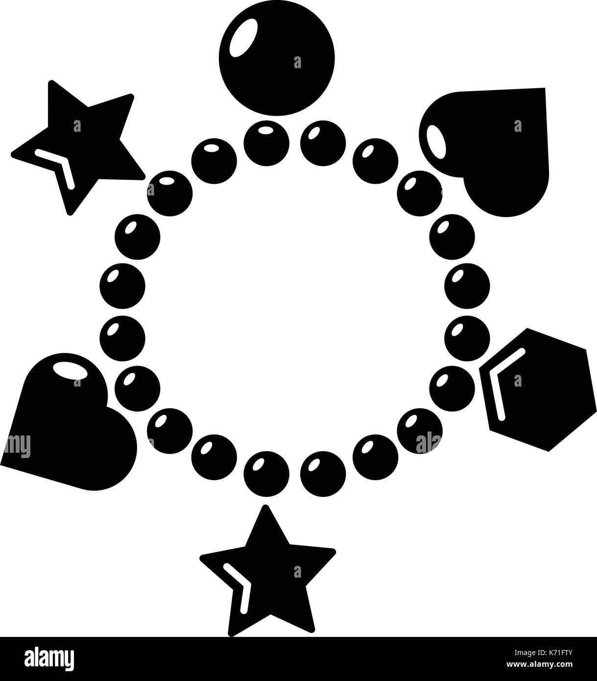 Talisman chain Stock Vector Images Alamy