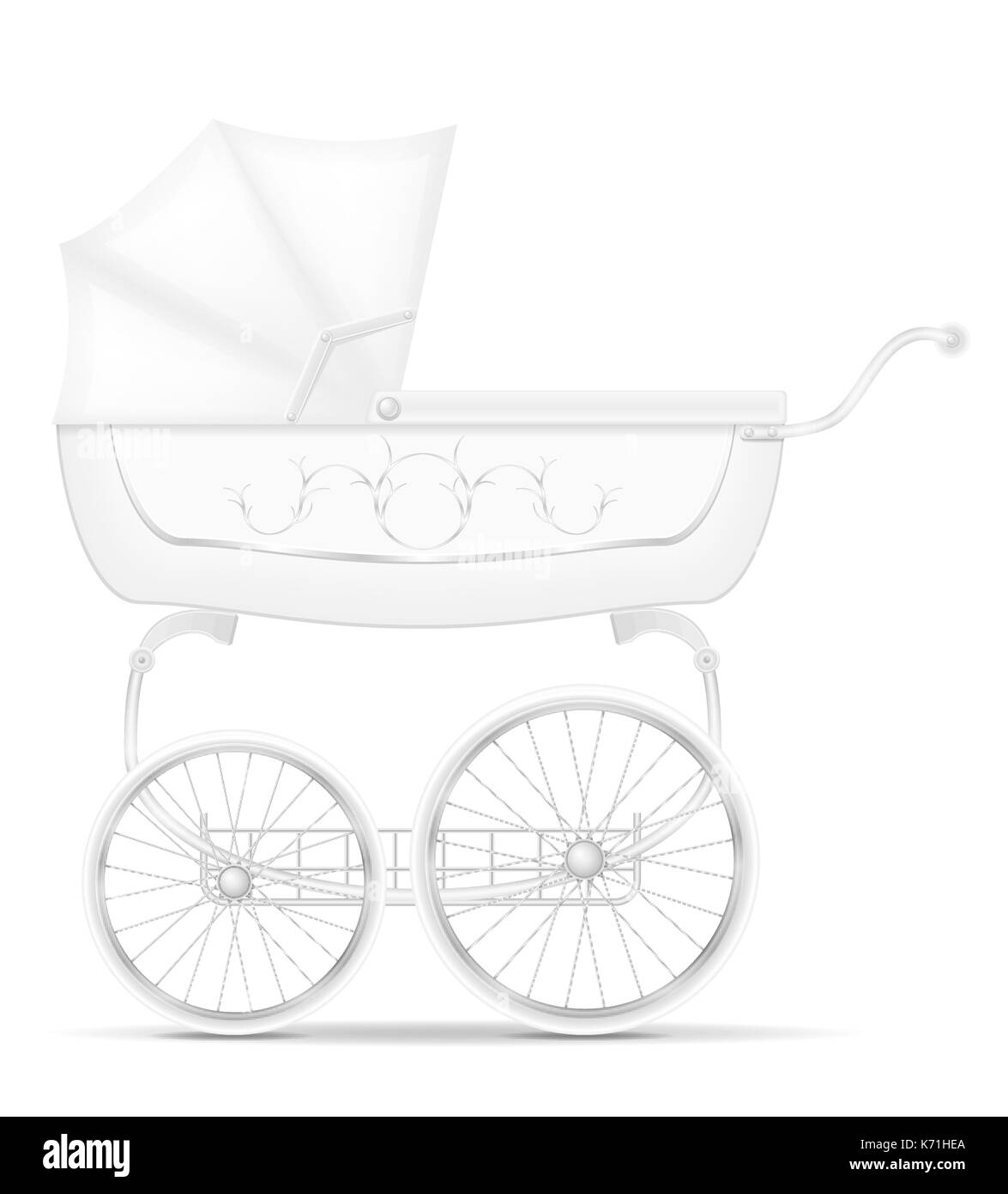retro baby carriage