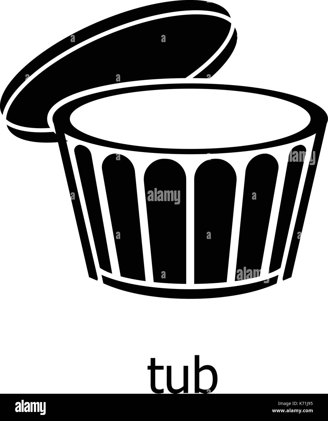 Tub icon, simple black style Stock Vector Image & Art - Alamy