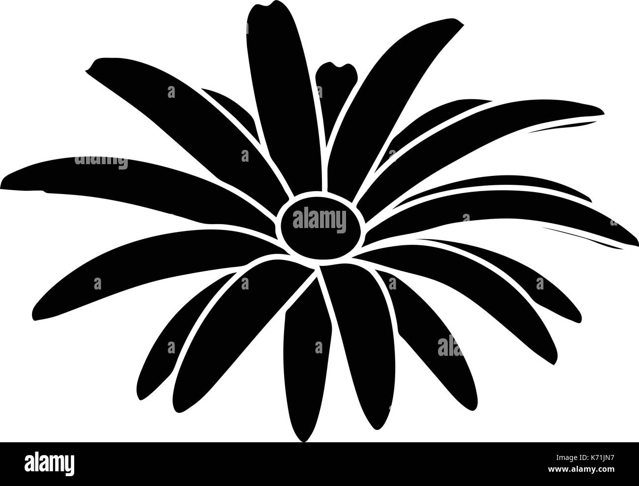 Camomile flower icon, simple black style Stock Vector Image & Art - Alamy