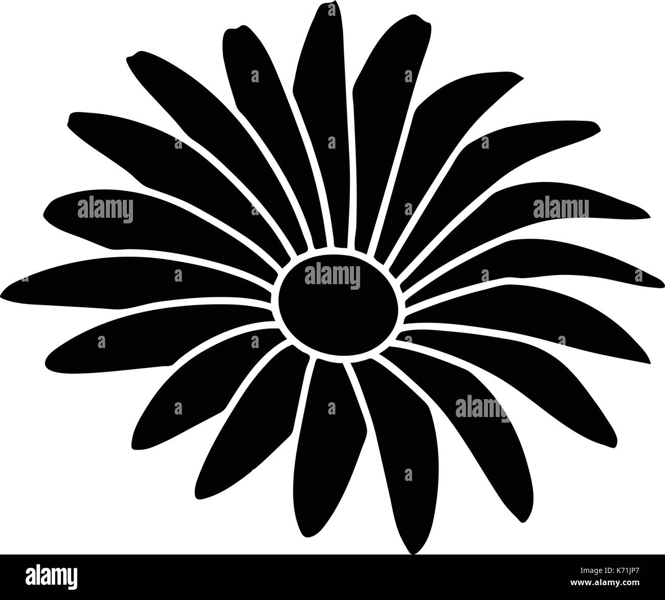 Gerber flower icon, simple black style Stock Vector Image & Art - Alamy