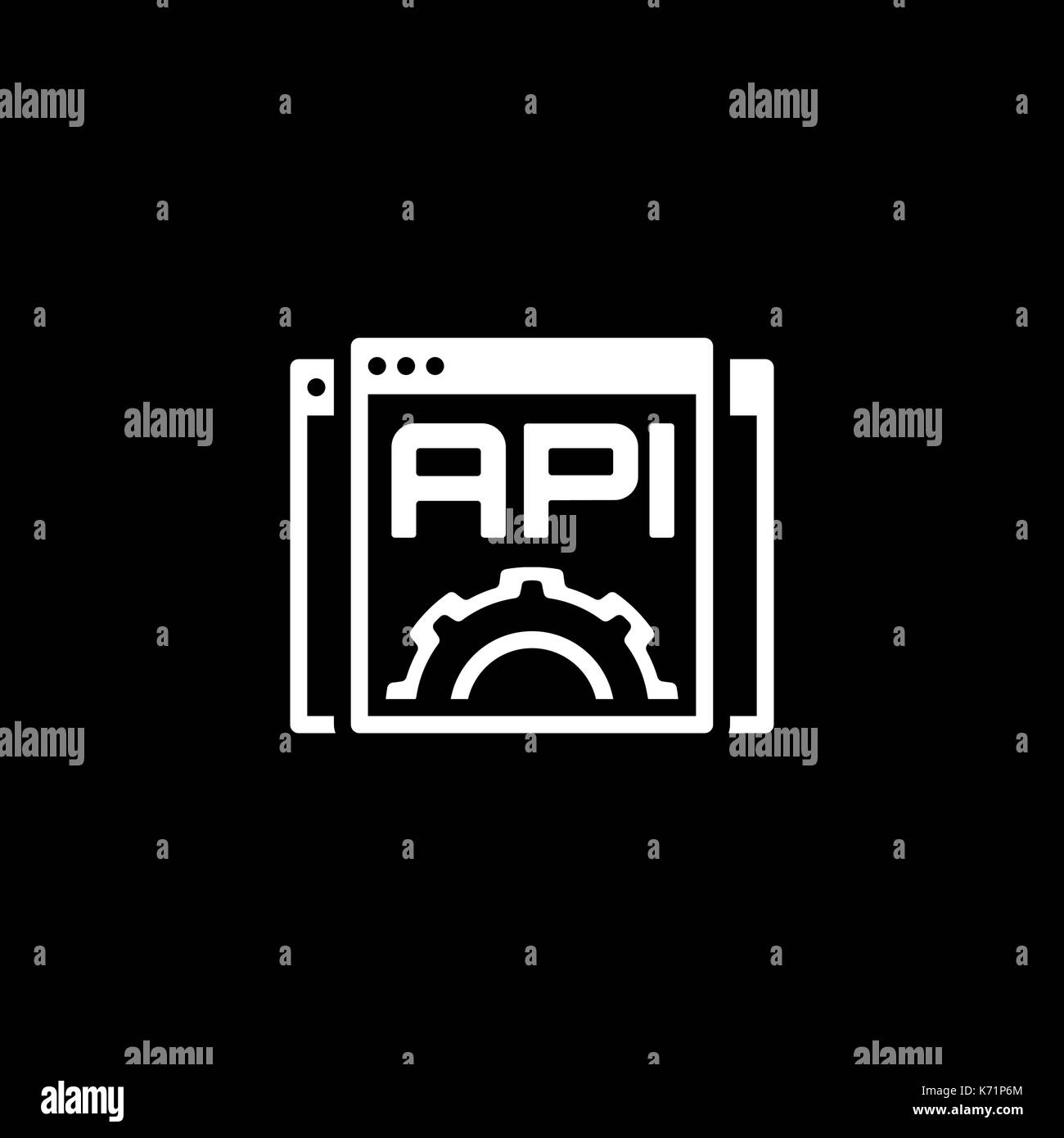 Illustration of settings icon hi-res stock photography and images - Alamy