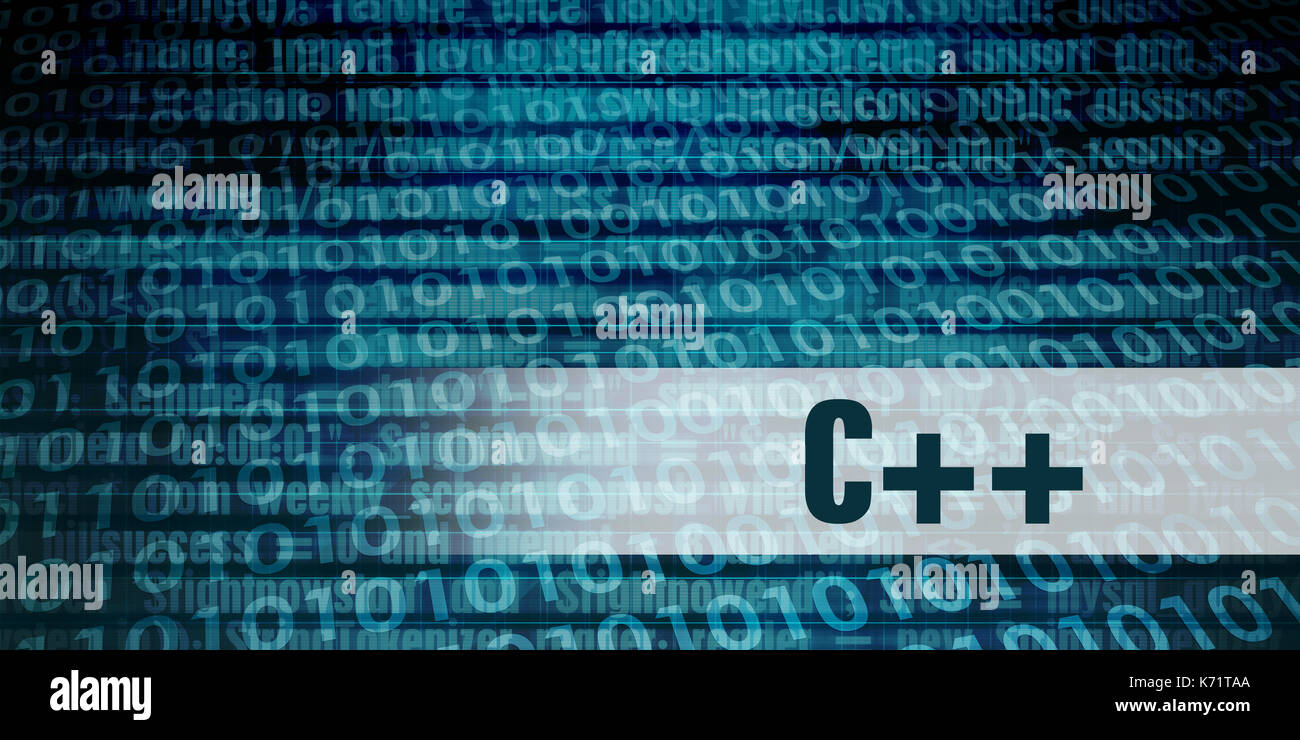 C++ Development Language as a Coding Concept Stock Photo - Alamy