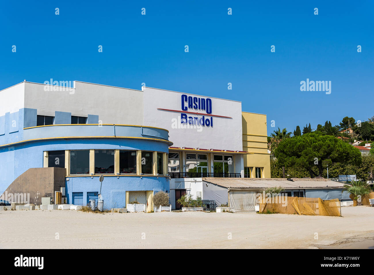 Plage du Casino Bandol Var France 83 Stock Photo Alamy