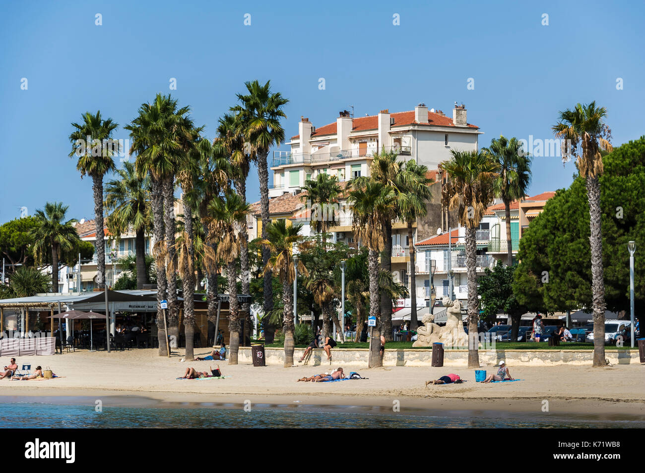 Plage du Casino Bandol Var France 83 Stock Photo Alamy