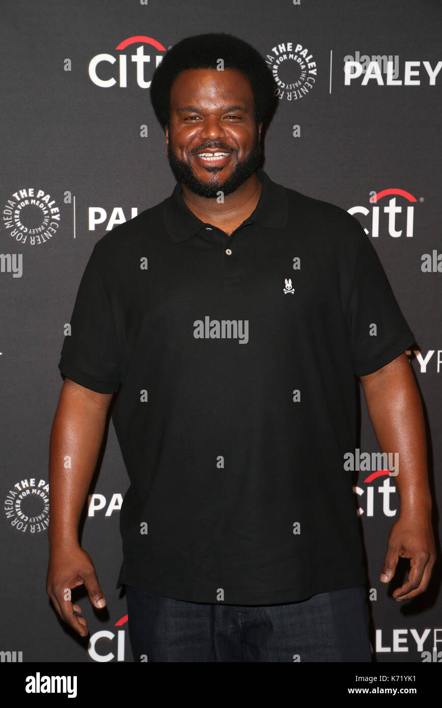 Beverly Hills, USA. 13th Sep, 2017. Craig Robinson, at The Paley Center For Media's 11th Annual PaleyFest Fall TV Previews Los Angeles - Netflix- Ghosted at The Paley Center for Media on September 13, 2017 in Los Angeles, California. Credit: Faye Sadou/Media Punch/Alamy Live News Stock Photo