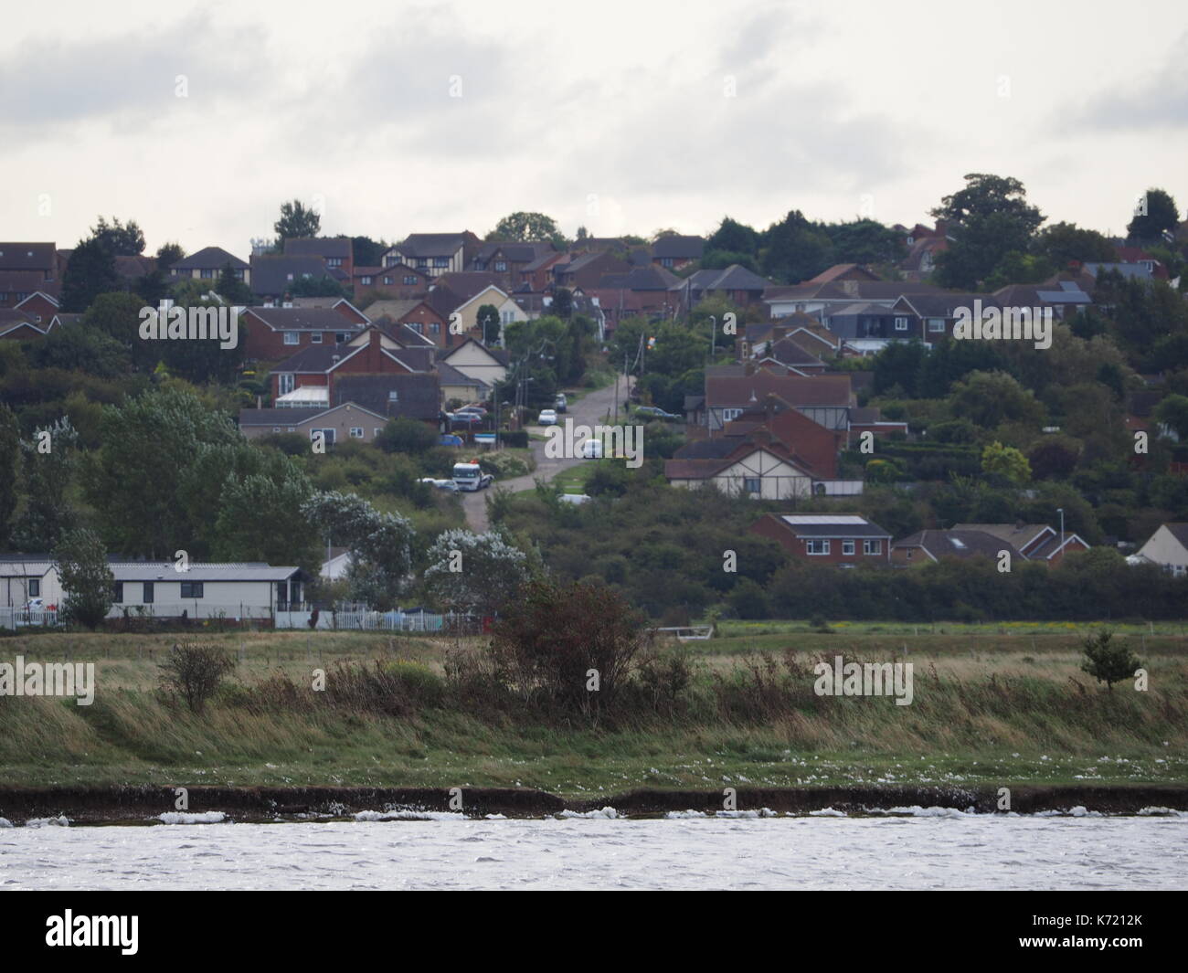 Sheerness, Kent. 14th Sep, 2017. UK Weather an overcast and windy