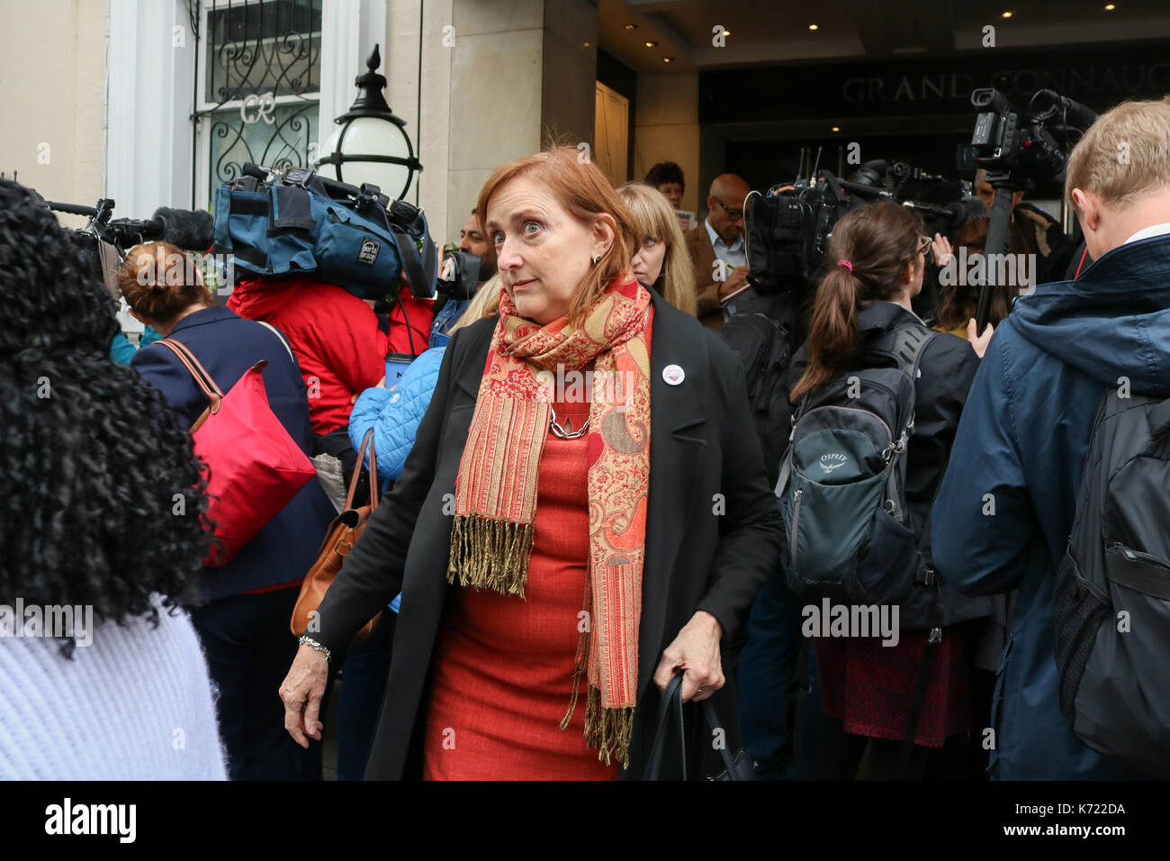 London, UK. 14th Sep, 2017. Emma Dent-Coad Labour MP for Kensington and Chelsea attends the opening day of the public inquiry hearing led by Sir Martin Moore Bick into the causes of the Grenfell tower block tragedy on 14 June 2017. Credit: amer ghazzal/Alamy Live News Stock Photo