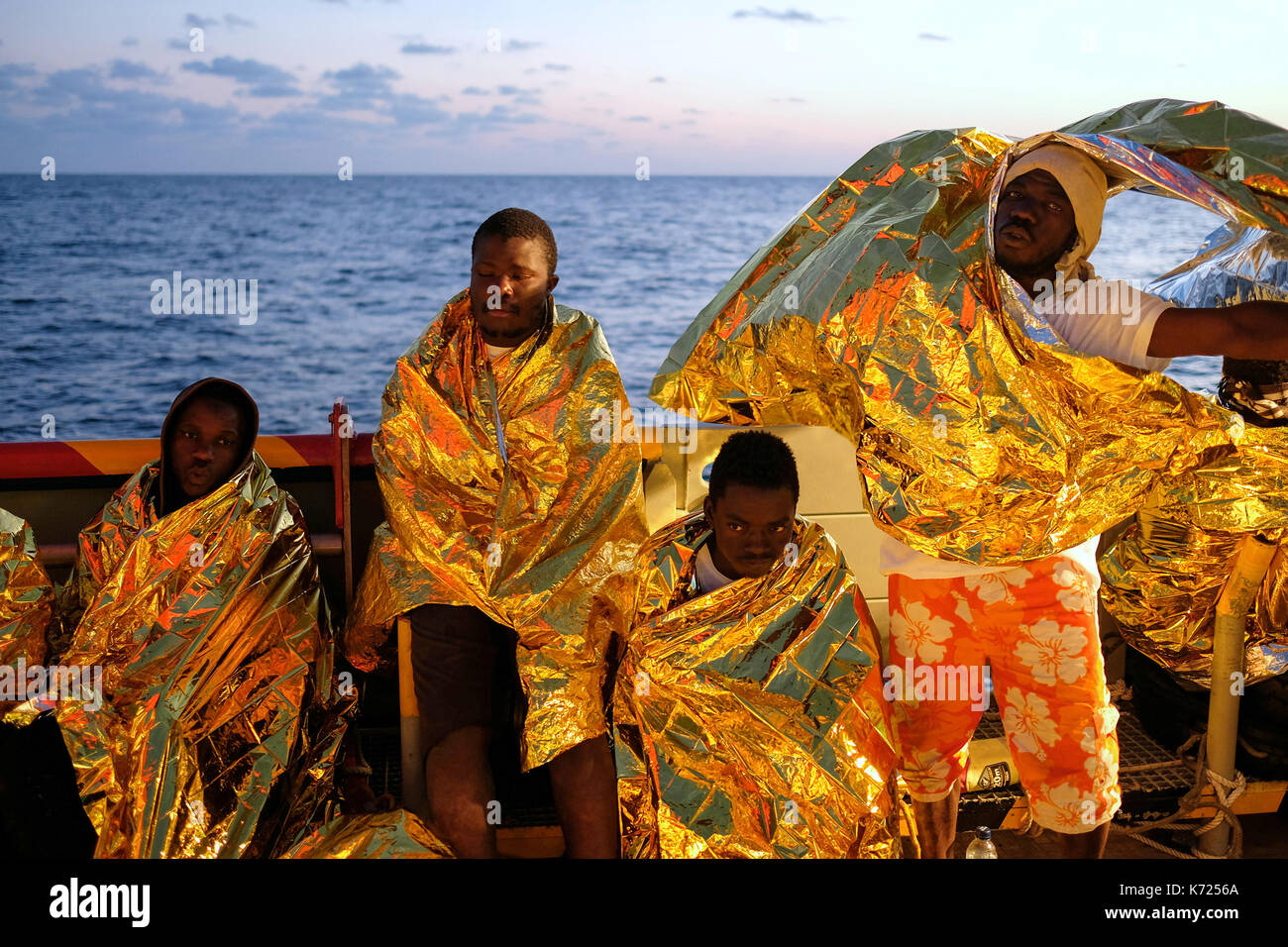 Mediterranean, rescue of migrants aboard inflatables in the central ...