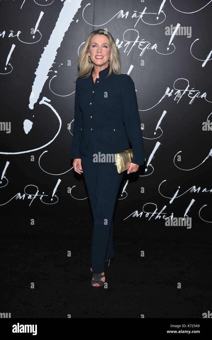 New York, USA. 13th Sep, 2017. 'Mother!' film premiere in New York. Deborah Norville Credit: Erik Pendzich/Alamy Live News Stock Photo