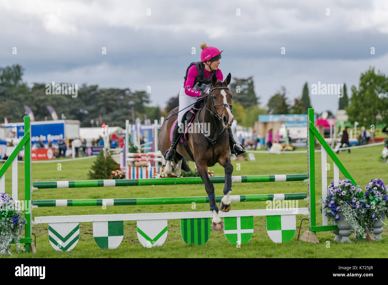 Blenheim Palace, Woodstock, UK. 14th Sep, 2017. Day 2 of Blenheim Palace Horse trials, Credit: Scott Carruthers/Alamy Live News Stock Photo