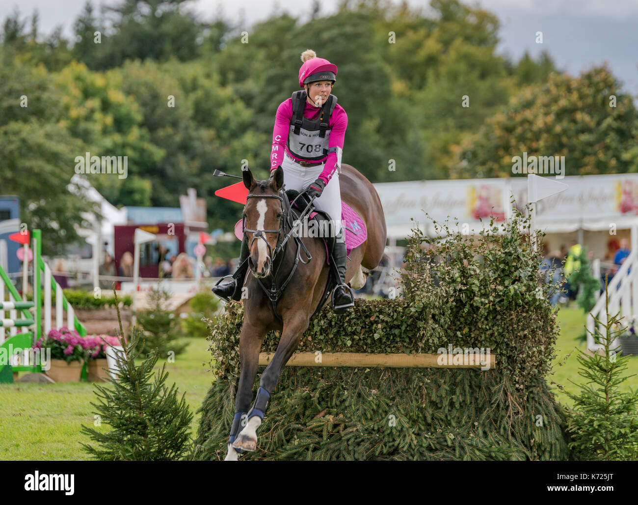 Blenheim Palace, Woodstock, UK. 14th Sep, 2017. Day 2 of Blenheim Palace Horse trials, Credit: Scott Carruthers/Alamy Live News Stock Photo